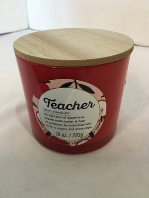 Kirkland's Red Teacher Candle