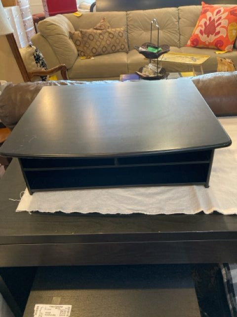 Black Wood Desk Shelf