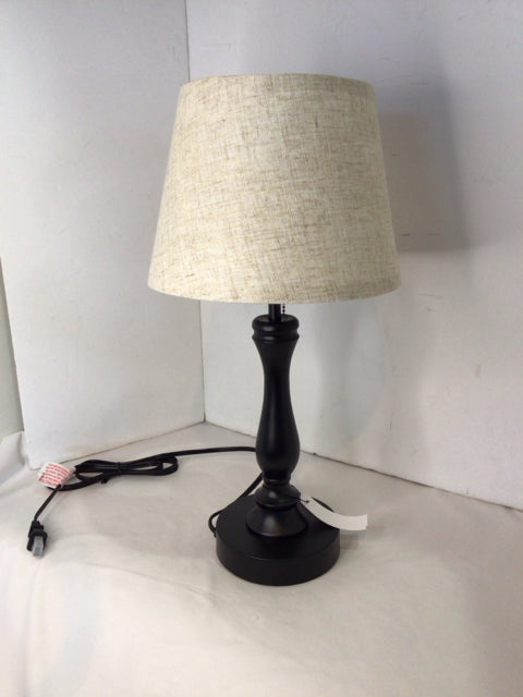 Traditional Brown Metal Lamp