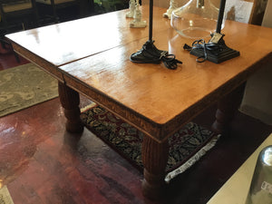 Vintage Wood Brown Table