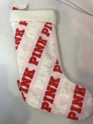 Stocking Pink Polyester Holiday Item