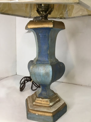 Blue Resin AS IS Lamp