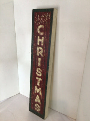 Primitives by Kathy Christmas Red/Green Sign Holiday Item