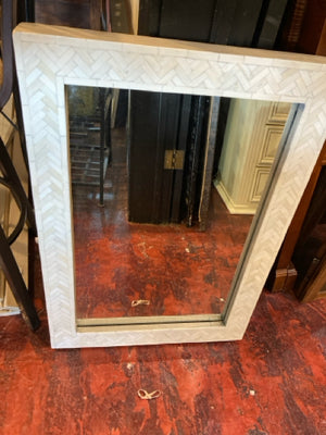 Cream Tile Mirror