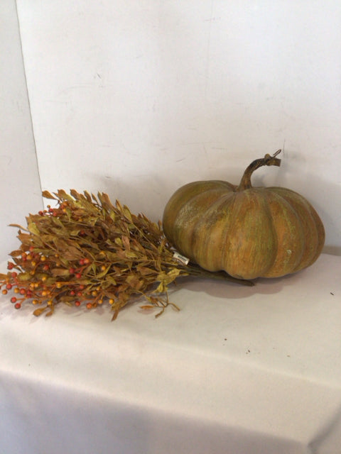Gold Pumpkin Leaves Faux Flowers