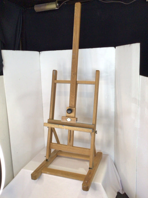 Brown Wood Painter Easel