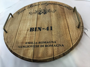Rustic Brown Wood Handles Cutting Board
