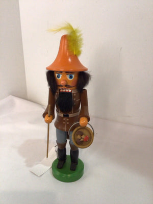 Nutcracker Brown/Orange Wood Drummer Holiday Item