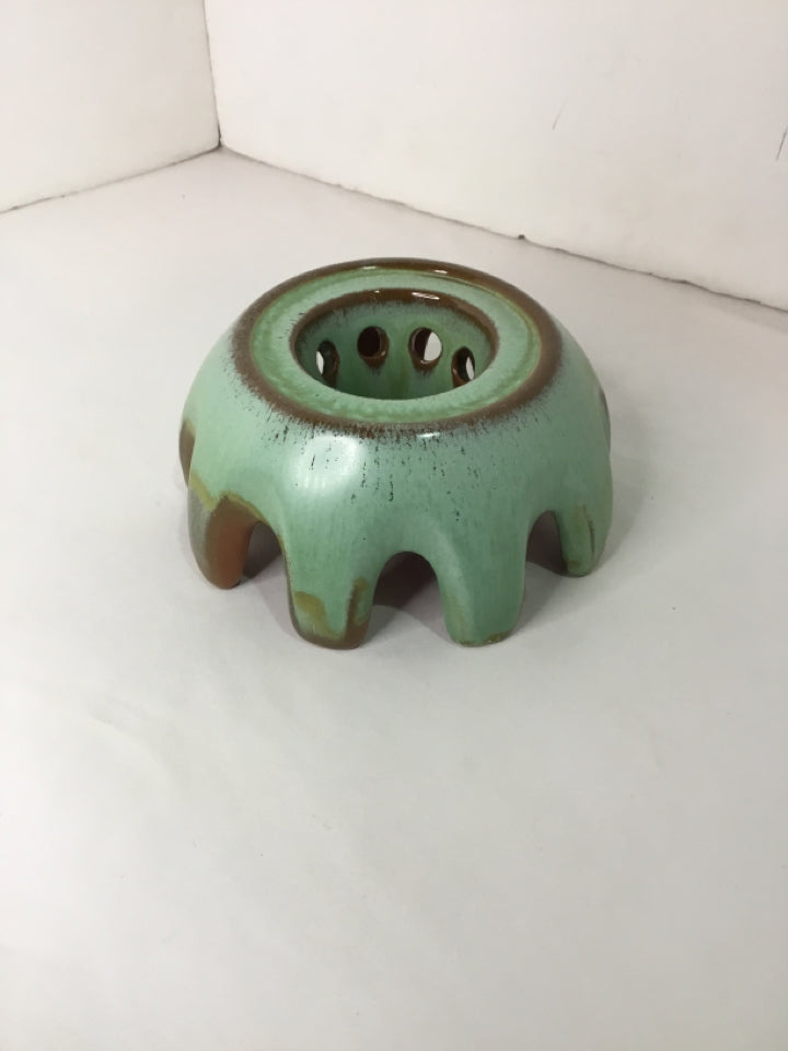 FRANKOMA Green Pottery Holder Tea Pot