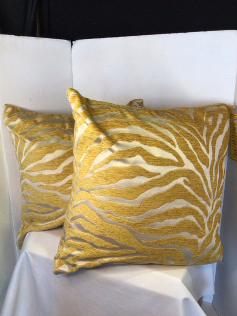 Gold Cotton Down Filled Pillow Set