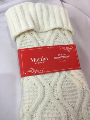 Martha Stewart White Sweater Pair New Holiday Item