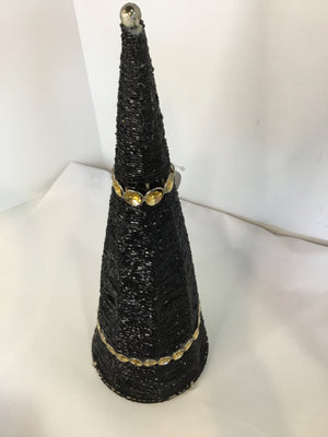 Christmas Black Beaded Tree Holiday Item