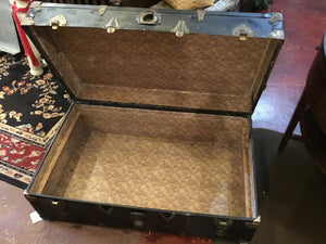 Vintage Metal Black Trunk