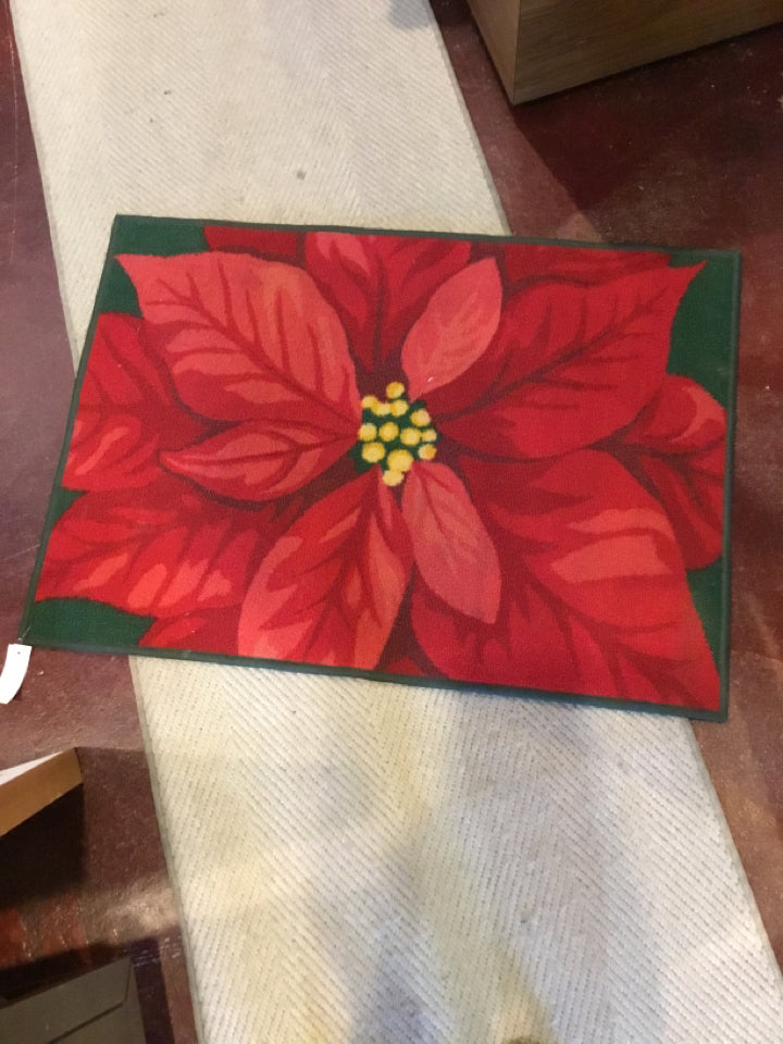 Red/Green Poinsettia Holiday Item