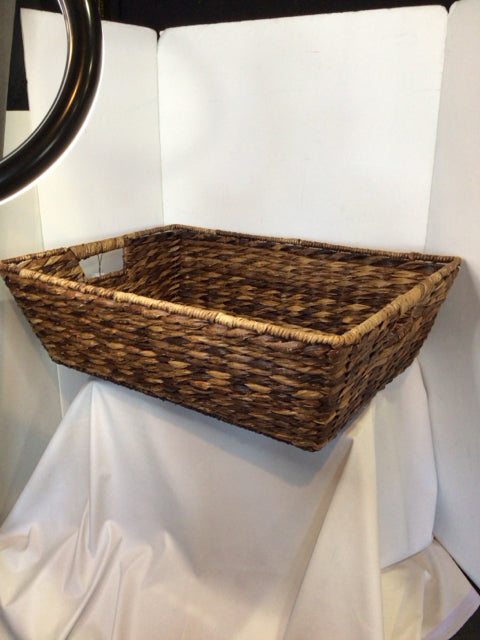 Brown Seagrass Handles Basket