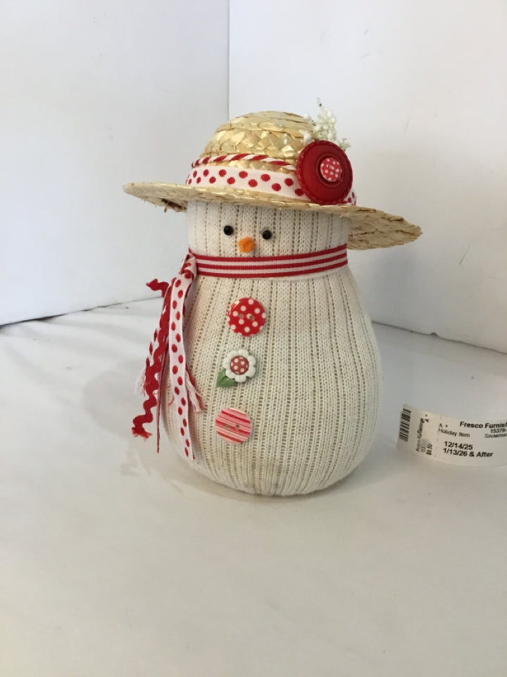 Snowman White Bean Bag Holiday Item