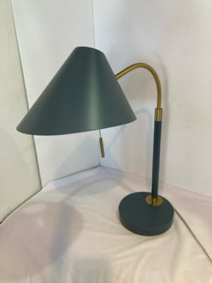 Desk Blue Metal Arched Lamp
