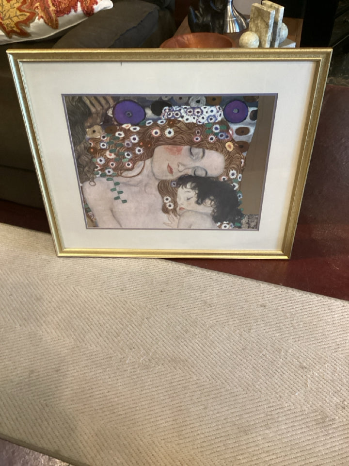 Klimt Gold People Framed Art