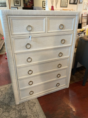 Wayfair Wicker 7 Drawer Cream Dresser/Chest 2UD9E8JH