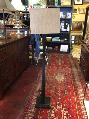 Floor Brown Metal Base Lamp
