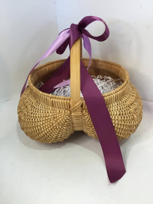 Primitive Natural Handled Basket