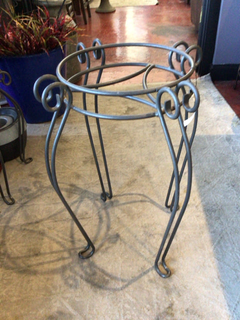 Black Wrought Iron Plant Stand