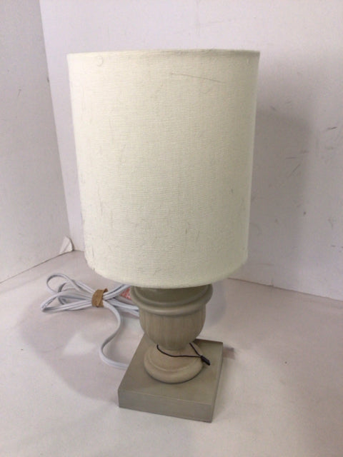 Gray Resin Lamp
