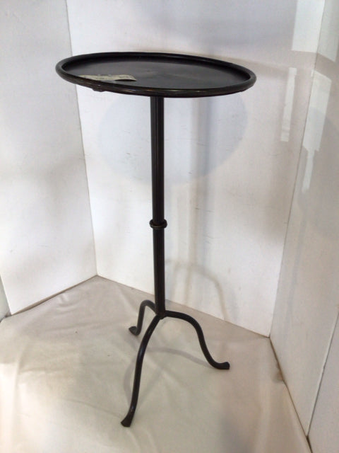 Vintage Black Metal Plant Stand