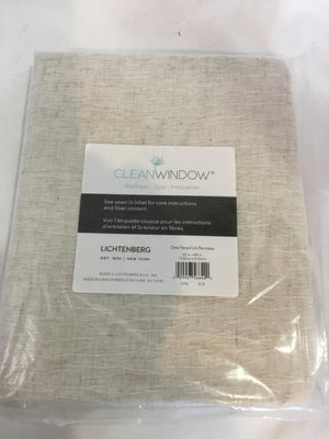 Beige Polyester 1 Panel Draperies/Curtains