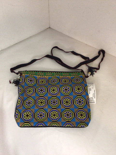 Blue/Multi Geometric Bag