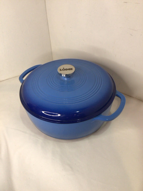 Lodge Blue Cast Iron Dutch Oven