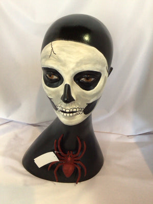 Black Mannequin Skull Sculpture