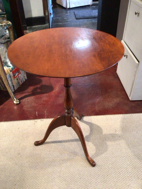 Traditional Wood Flip Top Brown Table