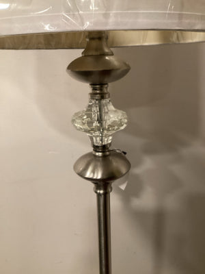 Floor Silver Metal Lamp