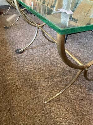 Glass Top Coffee Console Table