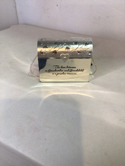HALLMARK Gift Box Silver Lidded Box