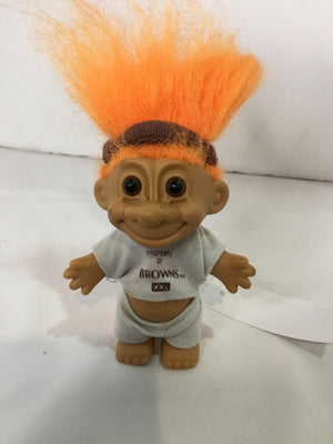 Vintage White/Orange Troll Doll