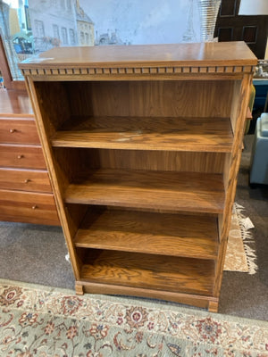 Wood 4 Shelf Brown Bookcase/Bookshelf