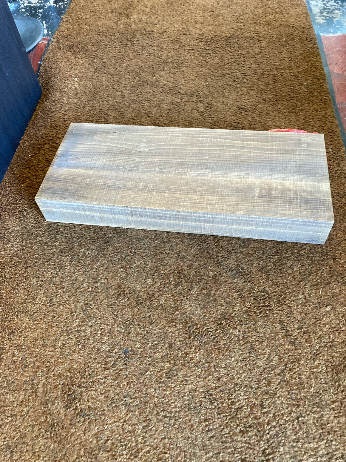 Brown Wood Ledge Shelf