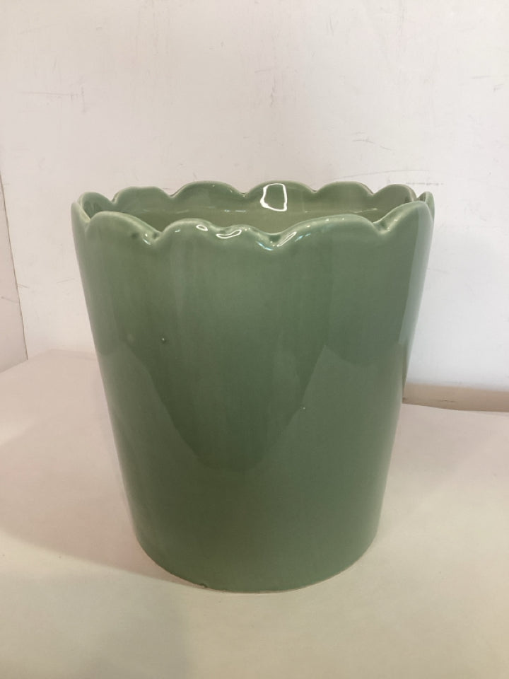 Green Ceramic Candle