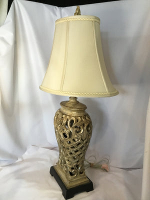 Vintage Gold Resin Lamp