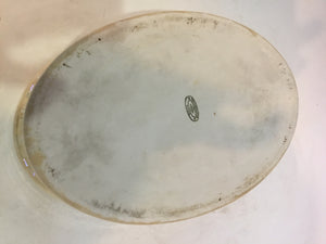 Royal Rochester 50's Yellow Oval Iridescent Casserole