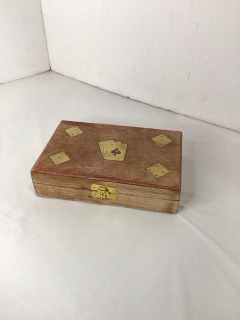 Rustic Red/White In Box Playing Cards