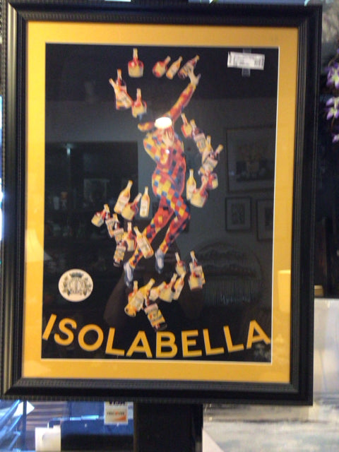 Advertisments Black/Multi Liquor Framed Art