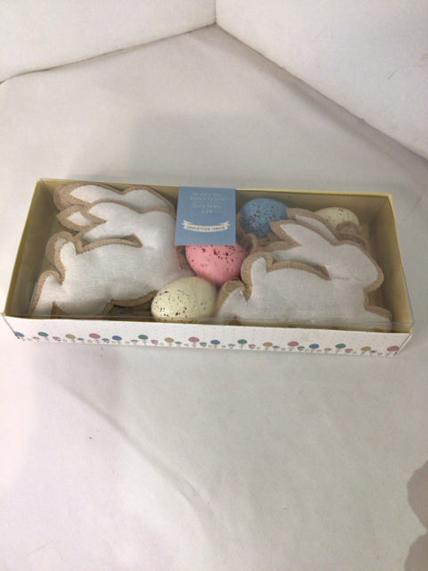 Garland Pastel Felt Bunnies Flower Holiday Item