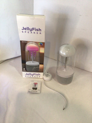 Gray/White Plastic Jelly Fish Speaker