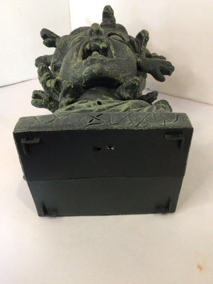 Halloween Green Rubber Battery Operated Face Holiday Item