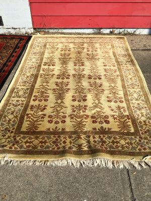 Traditional Wool 5 X 8 Tan/Brown Rug