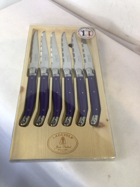 Laguiole Blue Knife Set
