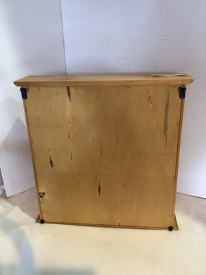 Wall Decoration Brown Wood 3 Shelf Shelf